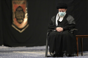 مراسم عزاداری شام غریبان حسینی با حضور مقام معظم رهبری